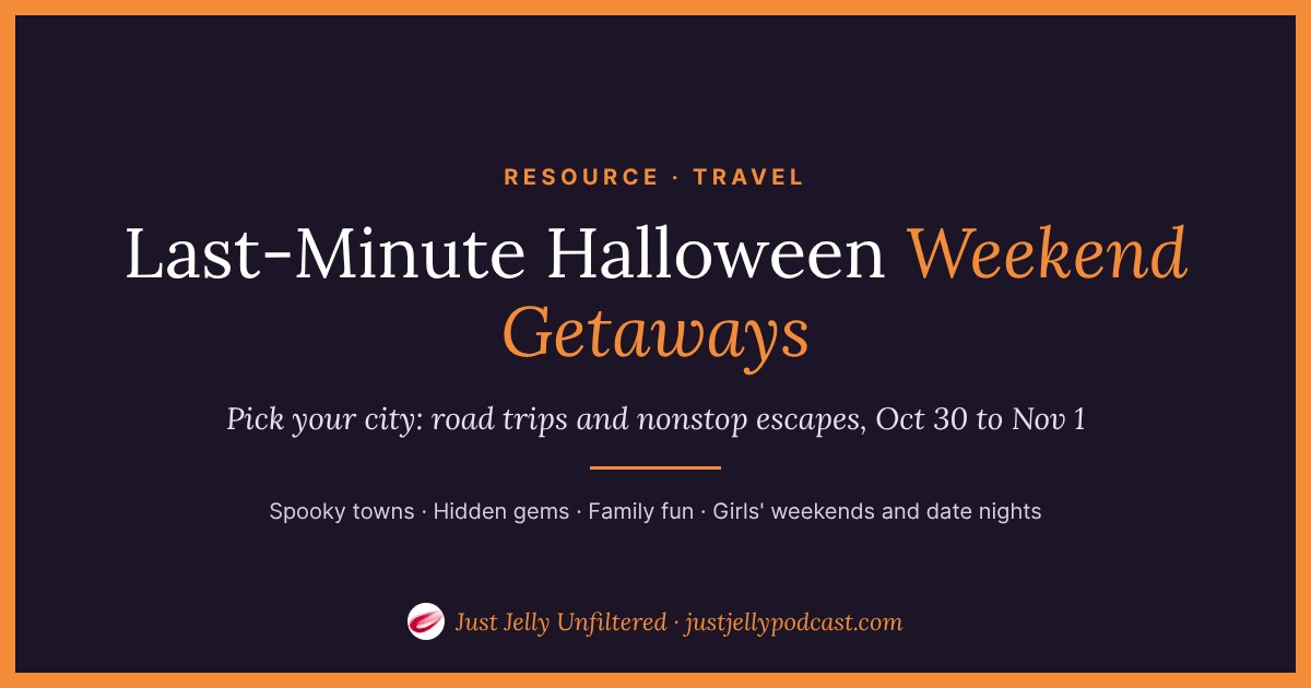 Last-Minute Halloween Weekend Getaways 2026