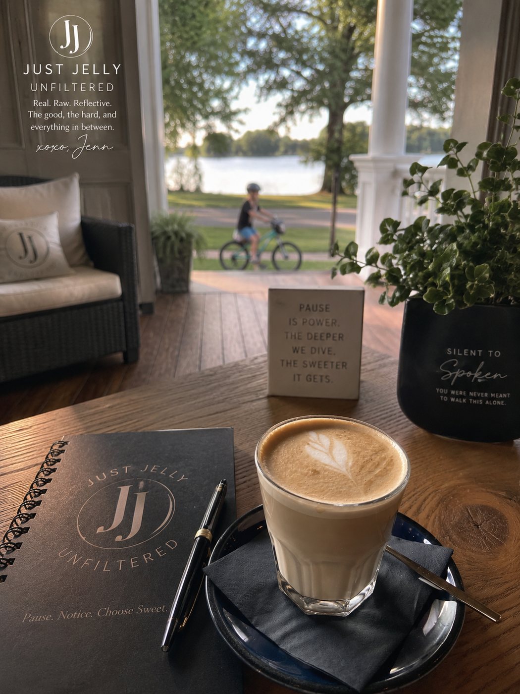 When Summer Feels Heavy - a Just Jelly Unfiltered blog by Jenn Board on mom guilt, midlife, changing routines, and learning to pause